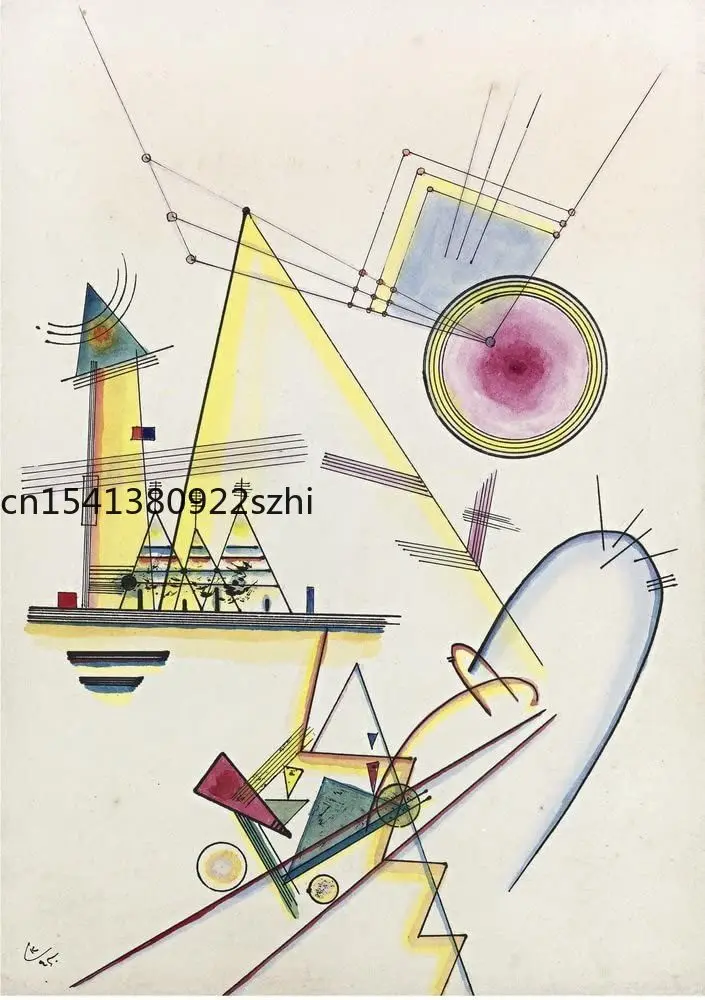 Художественная бумага Arts Wassily Kandinsky Giclee печать художественных работ картины