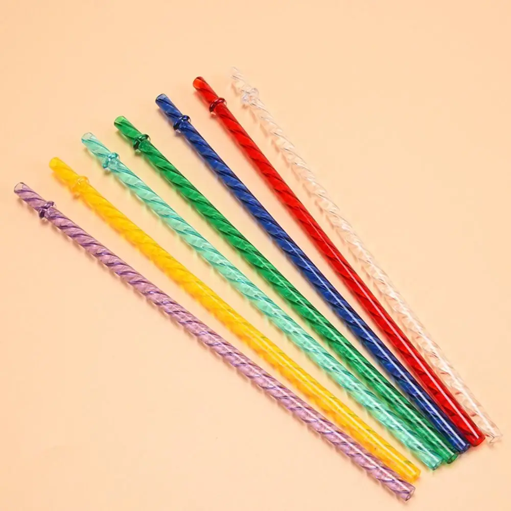 Eco-Friendly Reusable Multi-Color Drinking Straws with Clasps - Ideal