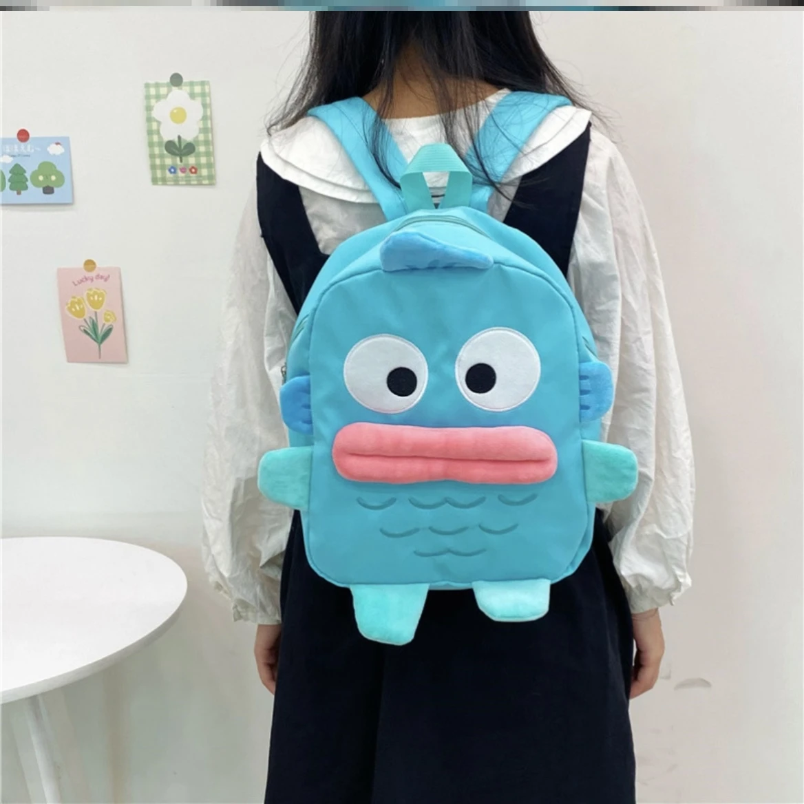 Cold ugly fish backpack [one upgraded version]