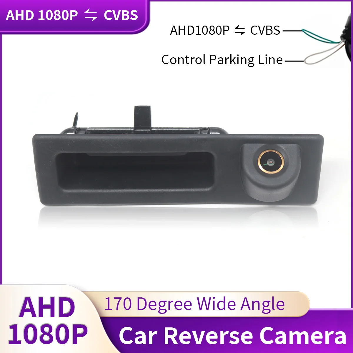 AHD 1080P Car Trunk Handle Rear View Reverse Camera For BMW 3 5 Series F30 F31 F34 F10 F11 F07 F25 F26 F48 X1 X3 X4 X5 X6 328i