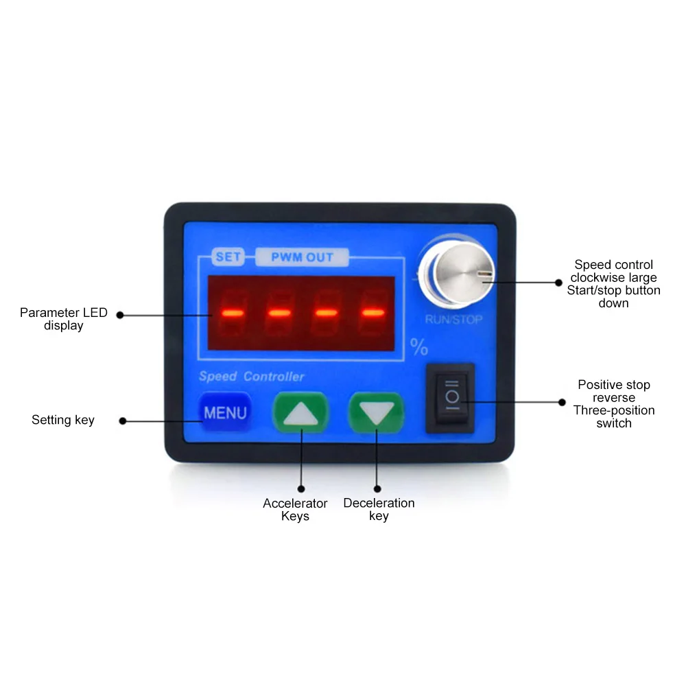 de Velocidade Ajustável PWM, Controlador de Velocidade