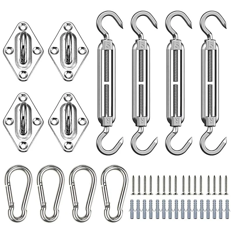 

Awning Attachment Set, 304 Stainless Steel Awning Accessories Kit Awning Attachment Mounting Tool With Screws