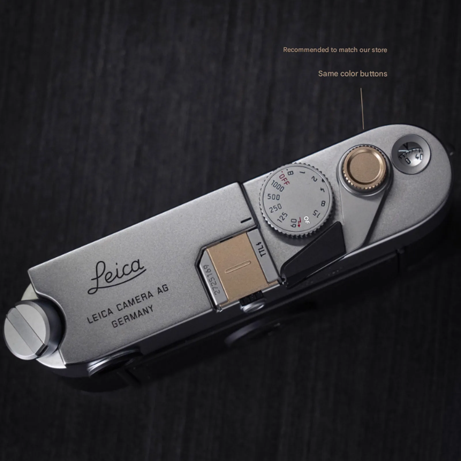 New Universal Hot Shoe Cover for Cameras, Pure Copper Frosted