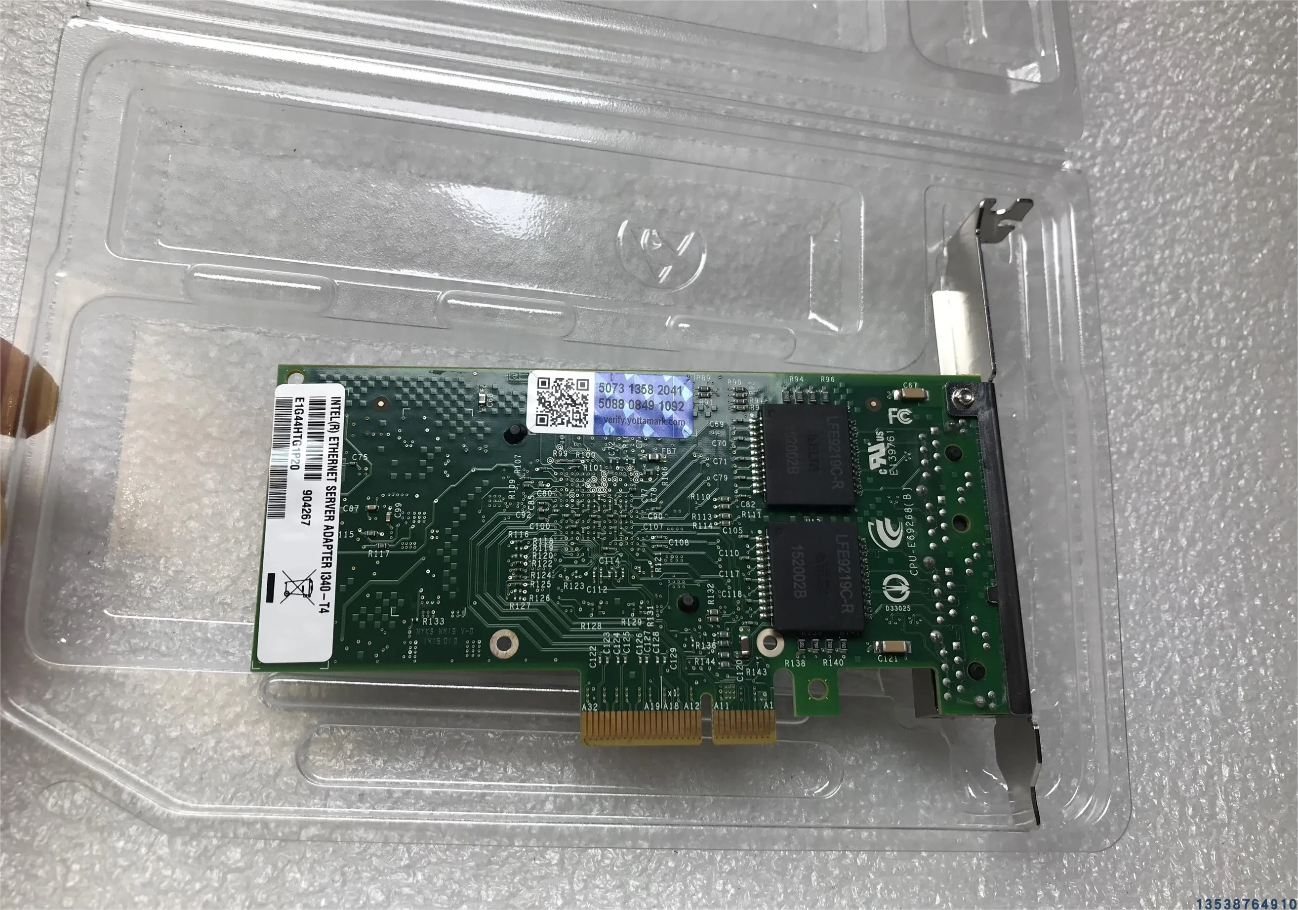 기존 I340-T2 I340-T4 82580 듀얼 포트 4 포트 기가비트 네트워크 인터페이스 카드 산업용 카메라