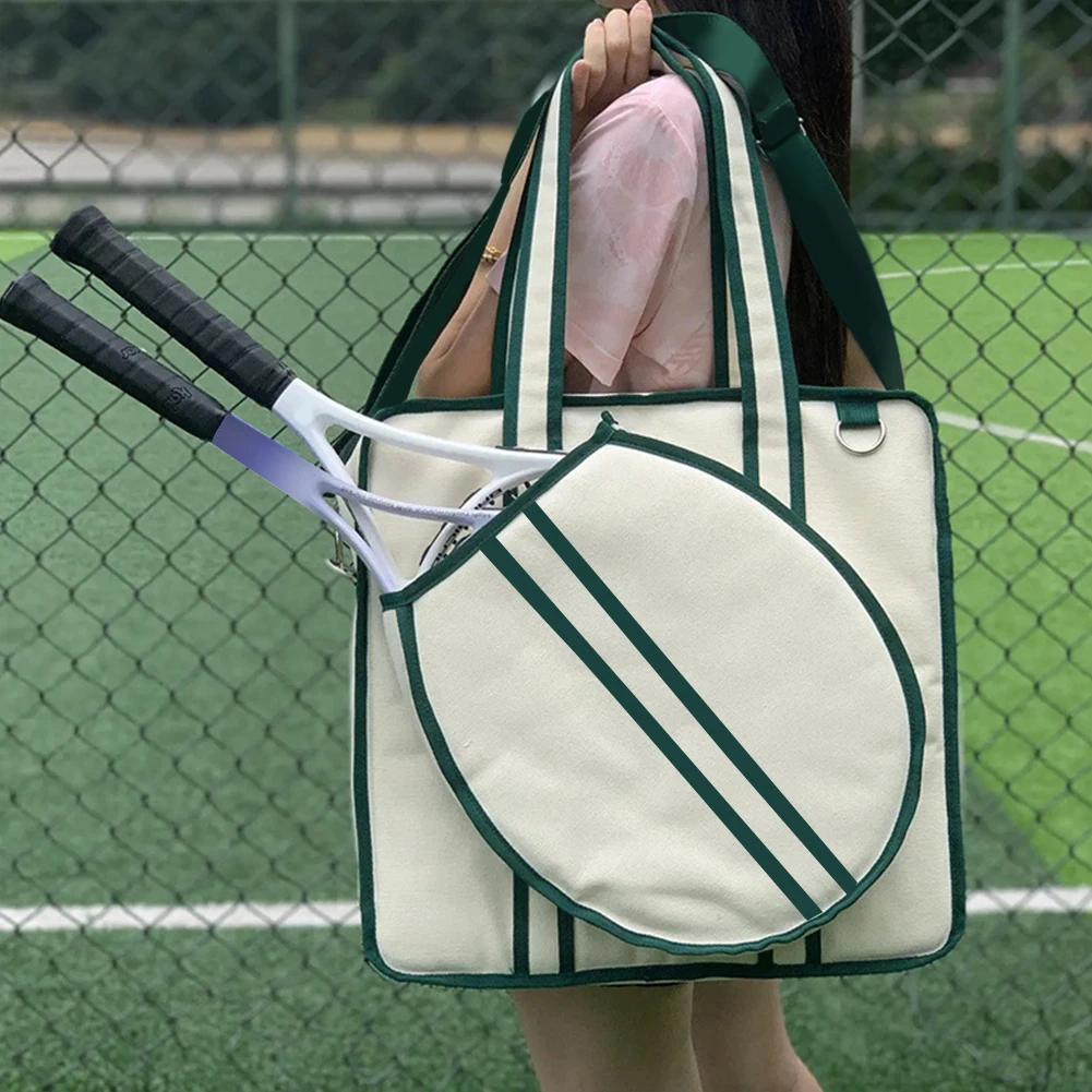 Tennis Tote Bag Waterproof Tennis Racket Bag Tennis Racket Shoulder Bag Pickleball Bag for Men and Women 5