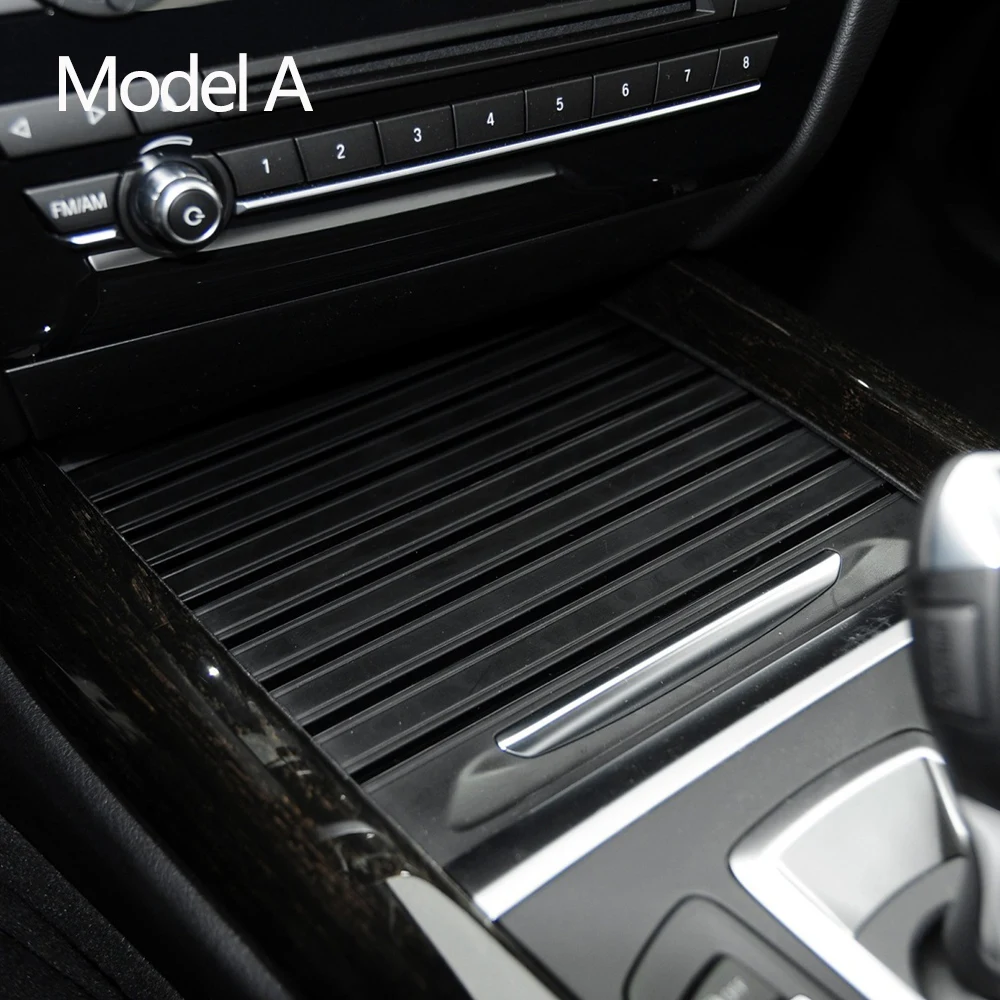 Auto Innen Zentrale Konsole Wasser Tasse Trinken Halter Schiebe Fensterläden Abdeckung Roll Blind Tablett Für BMW X5 X6 F15 F16 2014-2018 – Detail 7