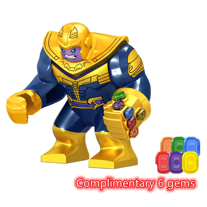 Disney Building Blocks Mini Model Figures Big Goblin Spiderman Iron Man Venom Captain Hawk Deadpool Technic Armor City Gift Toys