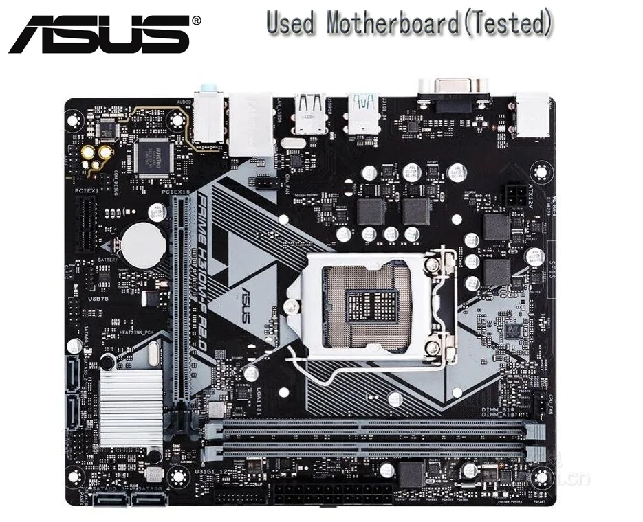 

used ASUS PRIME H310M-F R2.0 LGA 1151 DDR4 USB3.0 USED Desktop motherboard mainboard