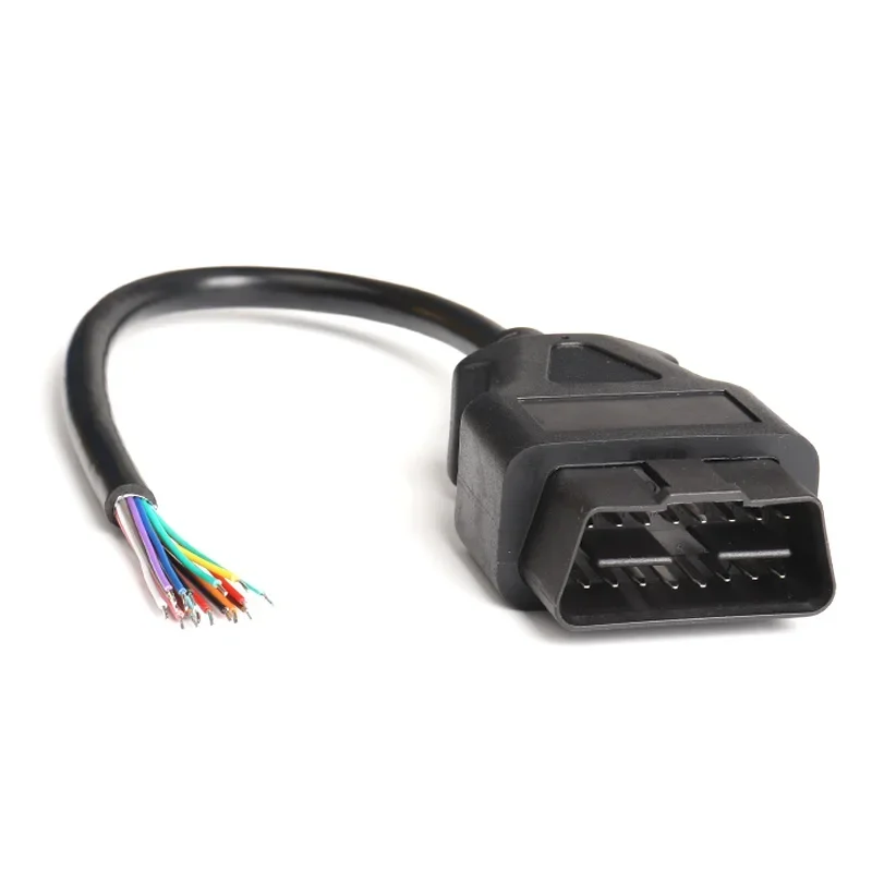 OBD2 16 Pin Male to Open Connector ELM327 OBD2 Car Scanner Diagnostic Extension Cable Opening Line OBD 16pin Cord obd2 scanner obd2 extension cable obd2 cable