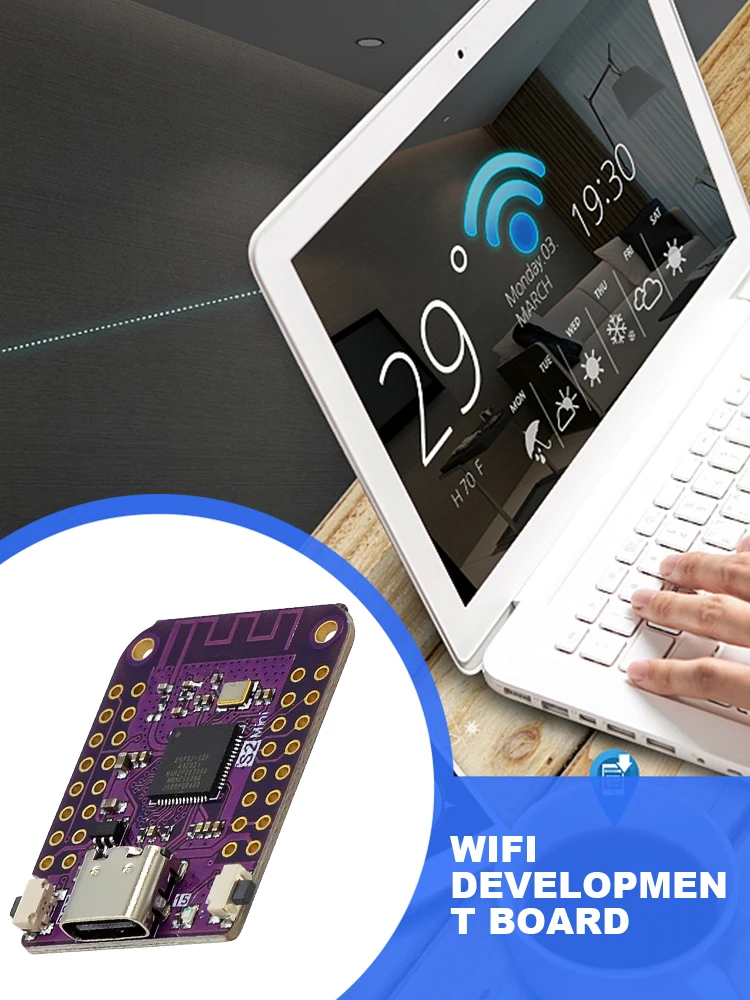 미니 와이파이 모듈 인터넷 개발 보드, ESP32-S2FN4R2 기반, 4MB 플래시, 2MB PSRAM, 미니 TYPE-C, 와이파이 모듈 보드, ESP32 S2
