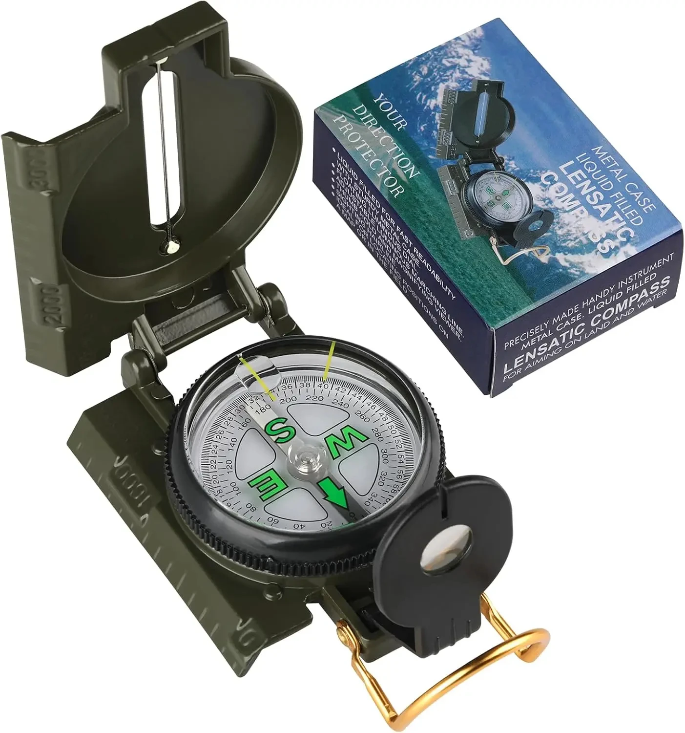  slider image of Outdoor Survival Compass Mountaineering