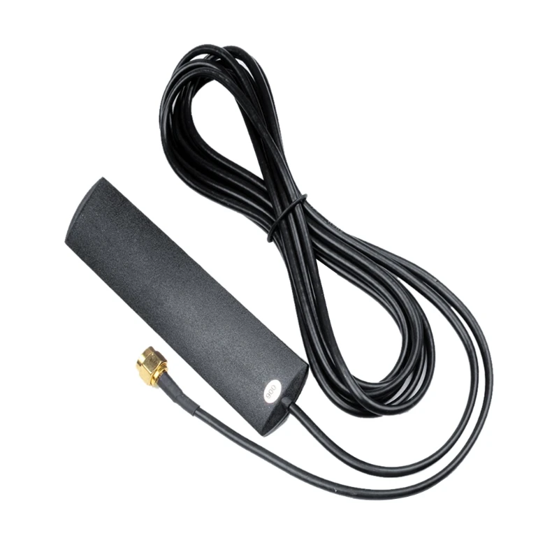 4G GSM Antenna 700-2600MHz Glued Strip Patch SMA Male Connector Aerial 3M Adhesive Cable For Car Wifi Router Signal Booster Tool 1PCS 4g antenna wifi antenna antenna signal booster