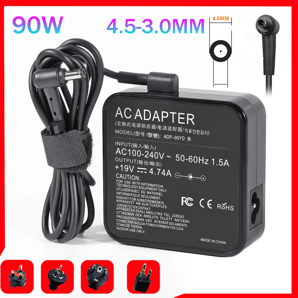 ASUS 0A001-00048500 adattatore e invertitore Interno 65 W Nero (ADAPTER