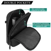 Concealed Carry Gun Bag Soft Sling Shoulder Bag Pistol Case Fanny Pack Waist Belt Firearm Bag with Holster for Handgun Pistol 2
