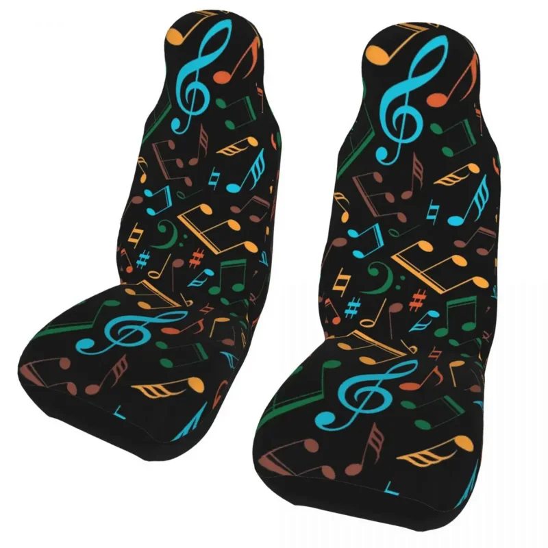 

Musical With Notes Musical Note Car Seat Cover Four Seasons AUTOYOUTH Music Pattern Artista Car Seat Cushion Car Accessories