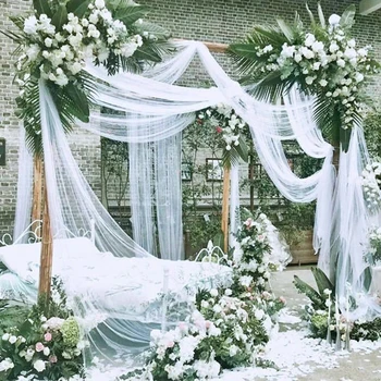 Crystal Organza Tulle Roll Fabric 1