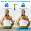Gel Seat Cushion Double Thick Egg Gel Summer Cushion for Pressure Relief Breathable Chair Pad Car Seat Office Chair Soft Cushion 2