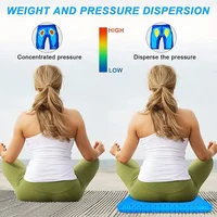 Gel Seat Cushion Double Thick Egg Gel Summer Cushion for Pressure Relief Breathable Chair Pad Car Seat Office Chair Soft Cushion 2