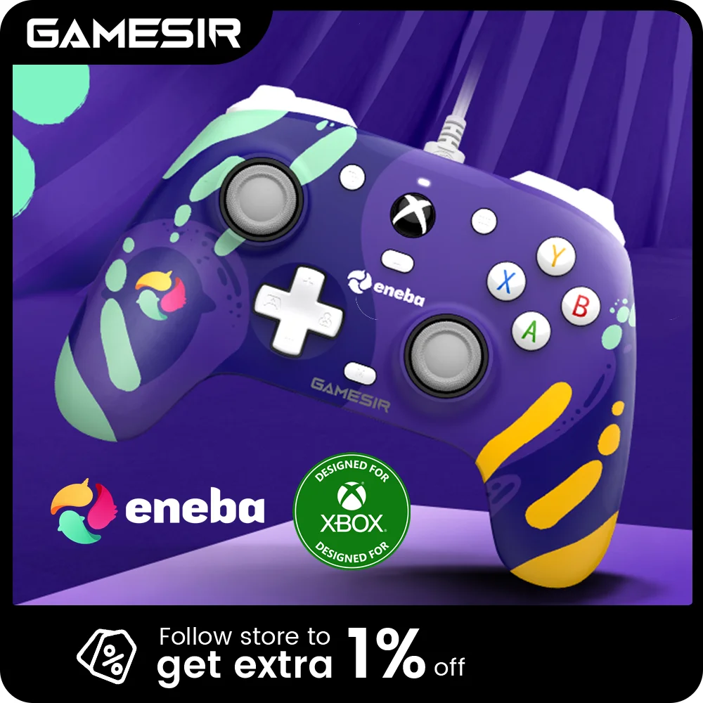 

GameSir G7 SE eneba Version Gamepad Gaming Controller for Xbox Series X, Xbox Series S, Xbox One Hall Effect PC Joystick
