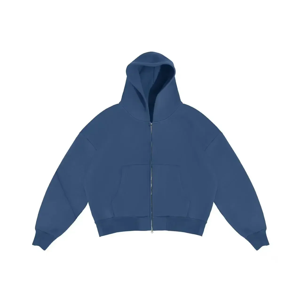 thumbnail image 1 of Sudadera de forro polar de color liso para hombre y mujer, pantalones de chándal de dos piezas estilo hip hop góticos Y2K, estilo americano, 1 of 5