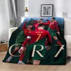 Football C-Cristianos R-Ronaldos Printed Blanket Picnic Blankets Warm Blanket Soft and Comfortable Blanket Home Travel Birthday 3