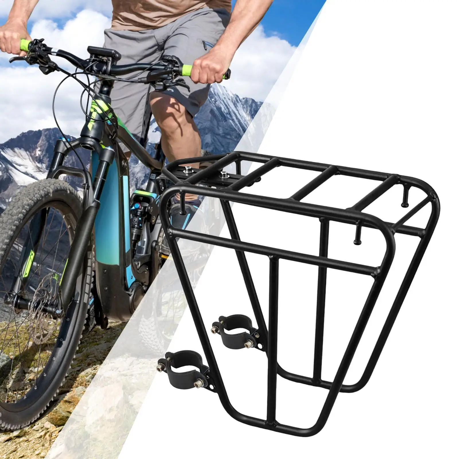 Cycling Cargo Rack Luggage Front Bike Rack Stable Bike Front Rack Cycling Supplies Stable Bike Front Rack Cycling Equipment