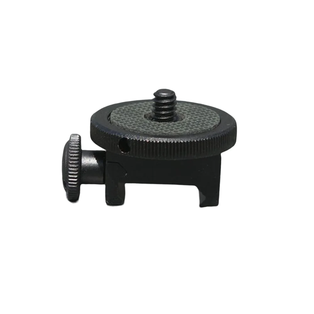Tactical Side Rail Mount Hunting Camera Tripod Adapter 1/4-Inch Thread for Insta360 One RS R X2 GoPro 10 9 Xiaomi yi Smartphone