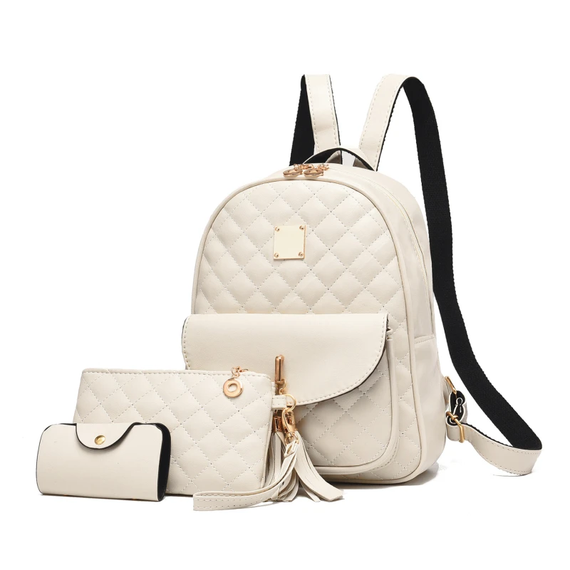 

Messenger Bag Lingge Embroidery Shoulder Bag PU Leather Crossbody Handbags With Chain Casual Versatile Fashion Women New