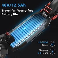 IENYRID A1 Trottinette électrique pliable 800W/48V/12.5 AH E-Scooter Vitesse maximale 45KM par heure Autonomie maximale 20-30KM Trottinette électrique urbaine pour adultes 3
