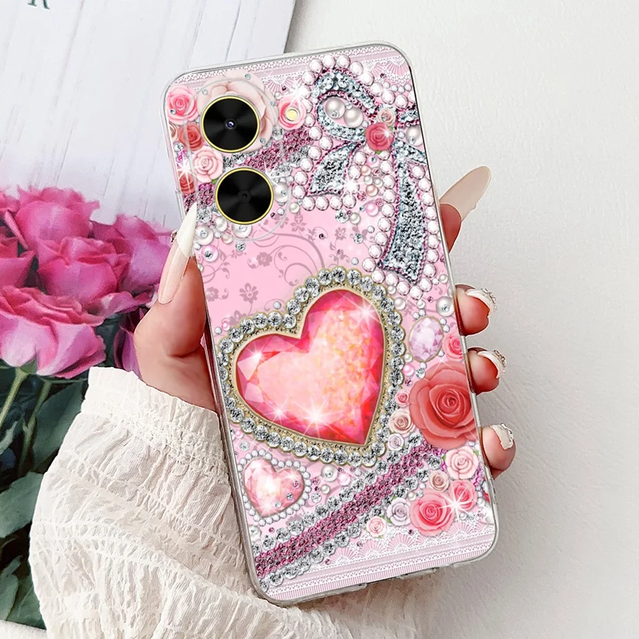 Luxury Painted Soft Silicone Phone Case - Artistic Design Cover