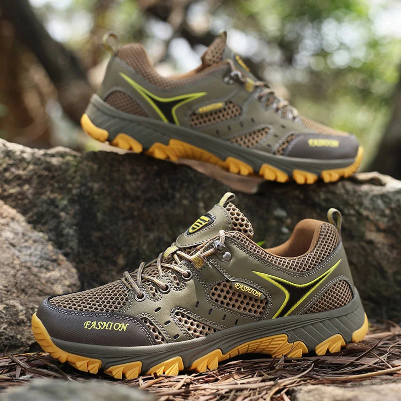 Men's Shoes Mesh Outdoor Hiking Shoes 2