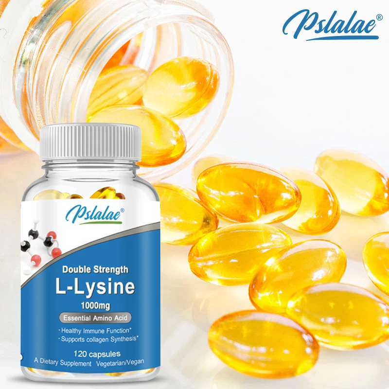 L-Lysine (L-Lysine MonoHCl) 1000 Mg, Amino Acid, Immune Function 120 Veggie Caps, Non-GMO images - 6
