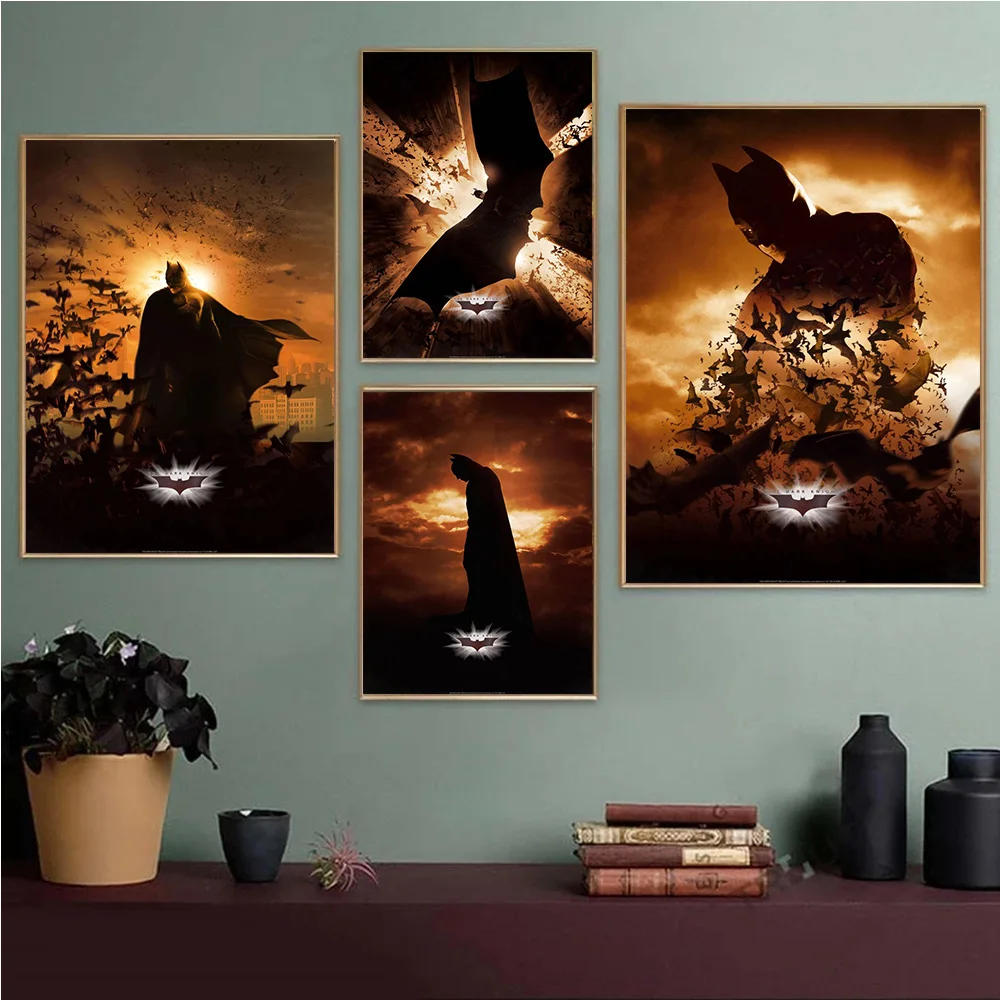 Supereroi Popolari Film Dc Batman Inizia Stampe Poster Tela Pittura Moderna Wall Art Picture Soggiorno Camera Da Letto Home Decor