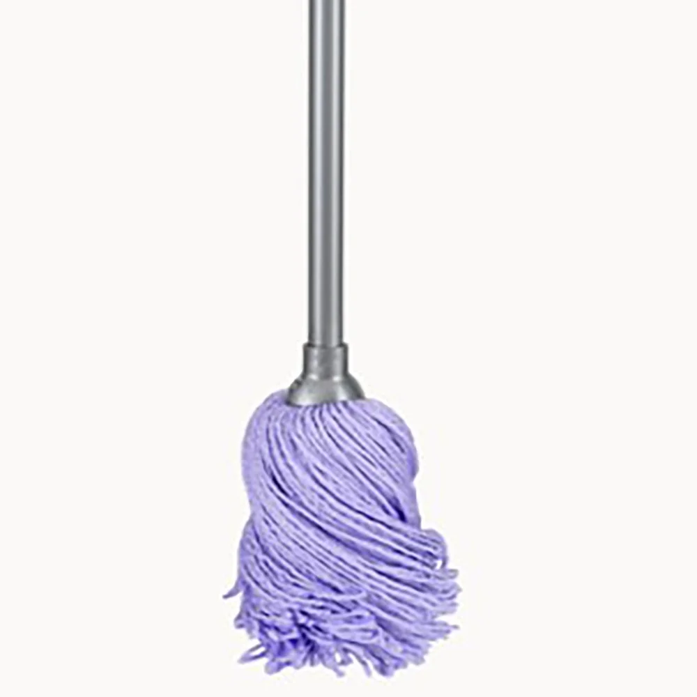 Ultra-Absorbent Microfiber String Mop Lightweight Durable Easy Wringing Cleaning All Floor Types Indoor Outdoor Efficient