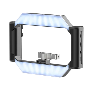 Ulanzi U-Rig Video LED Light Wireless Remote Smartphone Video Light 2 in 1 Ring Light Handheld Light with Bracket for DSLR