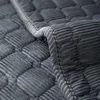 Thickened Corduroy Sofa Cushion Four Seasons General Pure Colour Plush Non-Slip Living Room Sofa Cover Warm Breathable Sofa Back 3