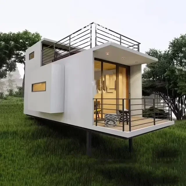 Design fees - Fast Install Modular Houses Tiny Home Container Houses Villa Two Storey Prefab House Steel Structure 2