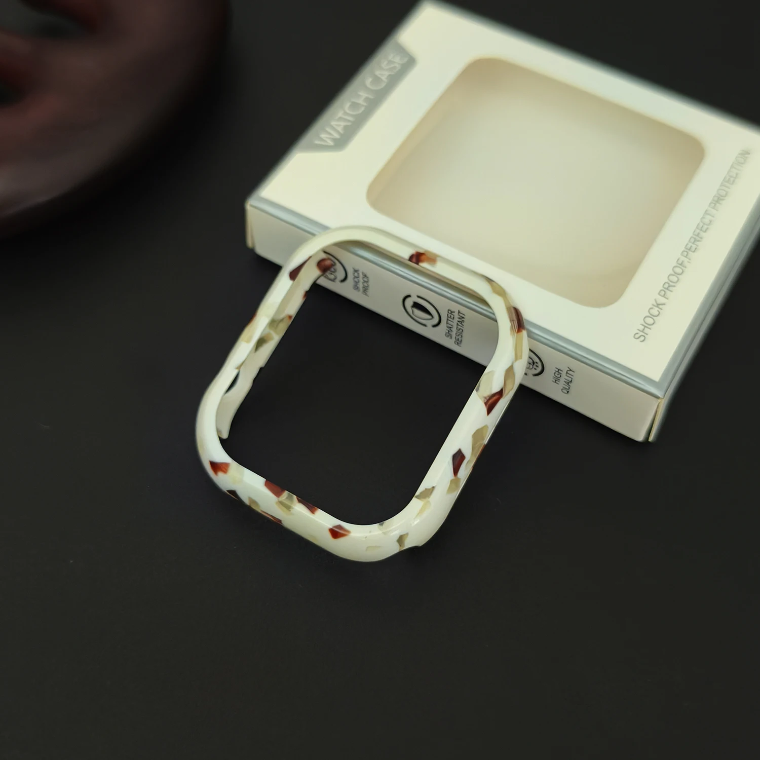 Buntes hohles Harz-Uhrengehäuse für Apple Watch S10 46 mm 45/44 mm 42 mm 40/41 mm 38 mm weibliches Uhrengehäuse Iwatch S9/8/7 – Detail 23