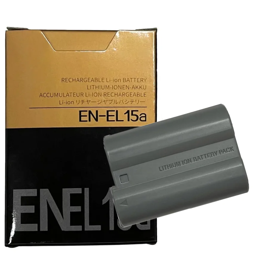 Batteria EN-EL15a E Caricabatterie LCD Per Nikon D7500 D7100 D850 &ndash; Sostitutivo 1900mAh