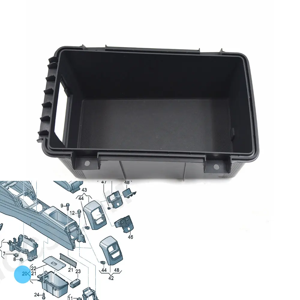 

For Audi A3 2017-2021 Armrest Box Glove Box Storage Box 8VD 863 300 A 8VD863300A