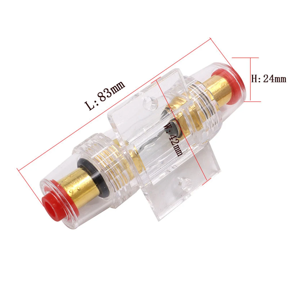 30-100A DC 12V Car Audio Refit Fuse Holder Gauge Car Stereo Audio Circuit Breaker Inline Fuse Cars Vehicle Automobiles circuit breaker fuse holder