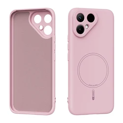 Liquid Silicone Magnetic Skin - friendly Case for Tecno Pova Curve 2 (Pink)
