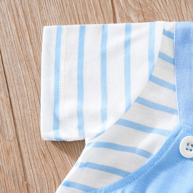 Baby Rompers Baby Jumpsuit Cotton Jumpsuit Baby Clothing 0-18 Baby Jumpsuit Cute Cartoon Strap Octopus Casual And Comfortable Soft Boy And Girl Summer Short Sleeved Newborn Clothes