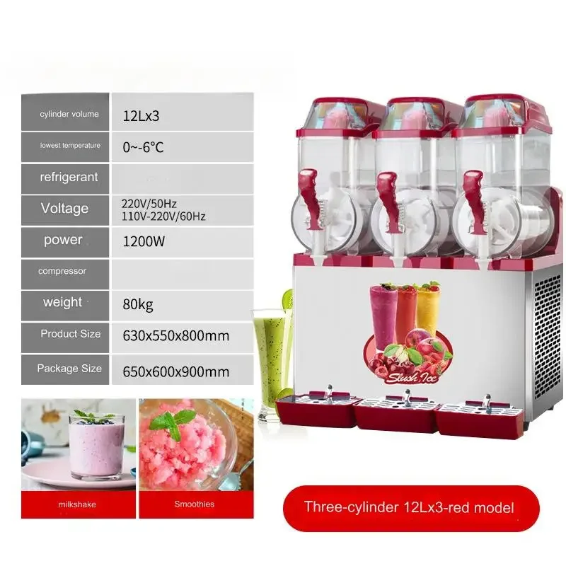 Commerical Slushy Machine Tabletop Commercial Cold Frozen Slush Making Mixing Beverage Vending Filling Processing Machine