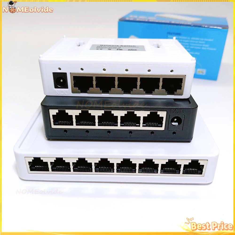 

Умный коммутатор Ethernet с портом 5/8, сетевой мини-коммутатор с VLAN 5 В, источник питания для IP-камеры/Wi-Fi маршрутизатора 10/100/1000 м