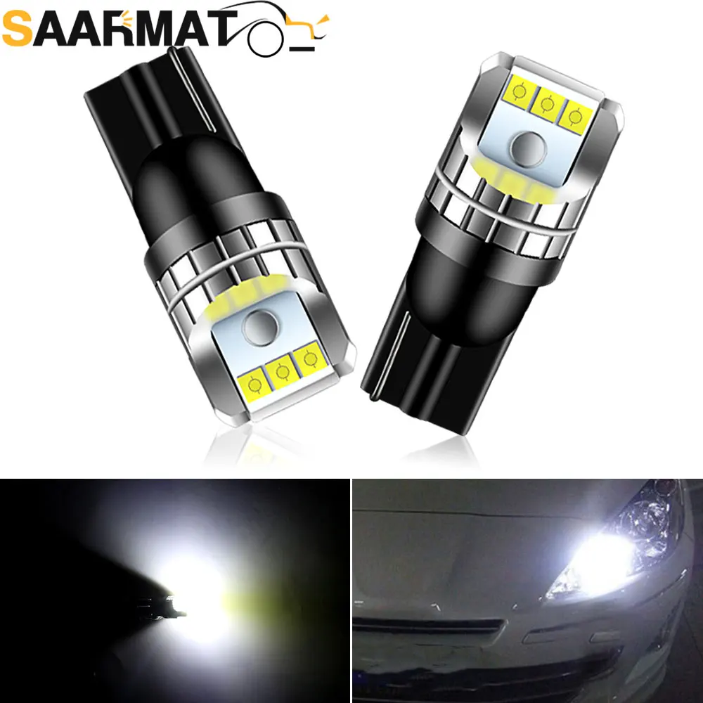 2Pcs Ha Condotto La Luce Di Liquidazione T10 W5W 194 168 2825 Csp Chip Per Peugeot 1007 107 106 206 4008 508 I 807 Bipper Tepee Expert Partner