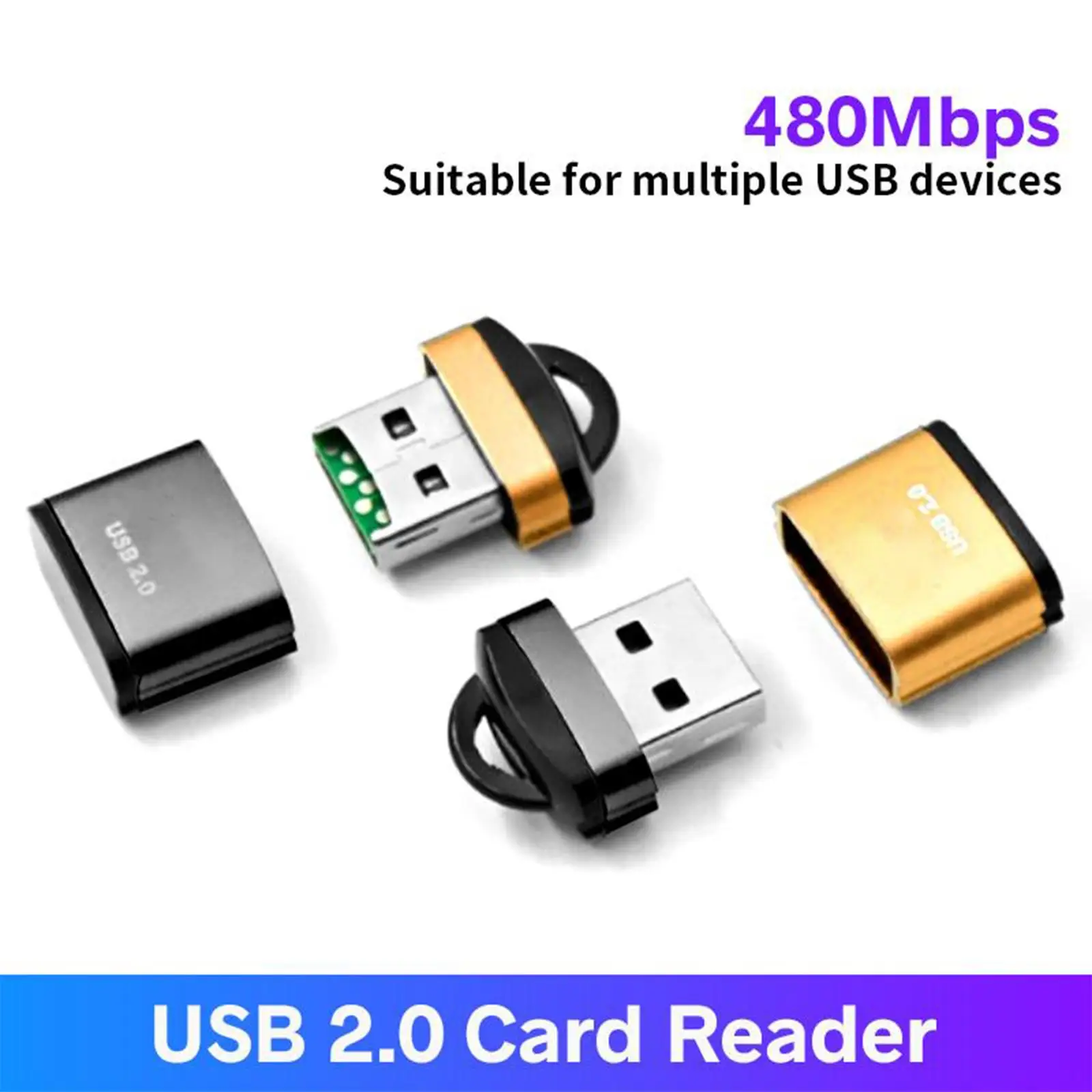 미니 USB 마이크로 SD USB 2.0 t-플래시 카드, 휴대 전화 메모리 카드 컴퓨터 스피커 노트북 액세서리 고속 USB 어댑터