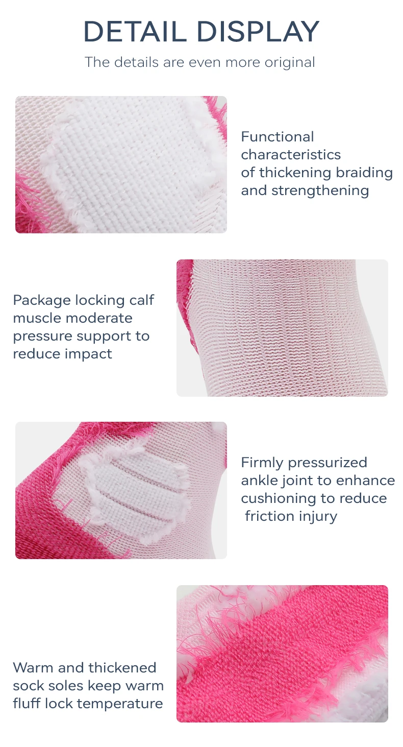 Autumn and winter thickened warm socks, long tube cotton towel bottom, snow sports socks, men's cross-border socks