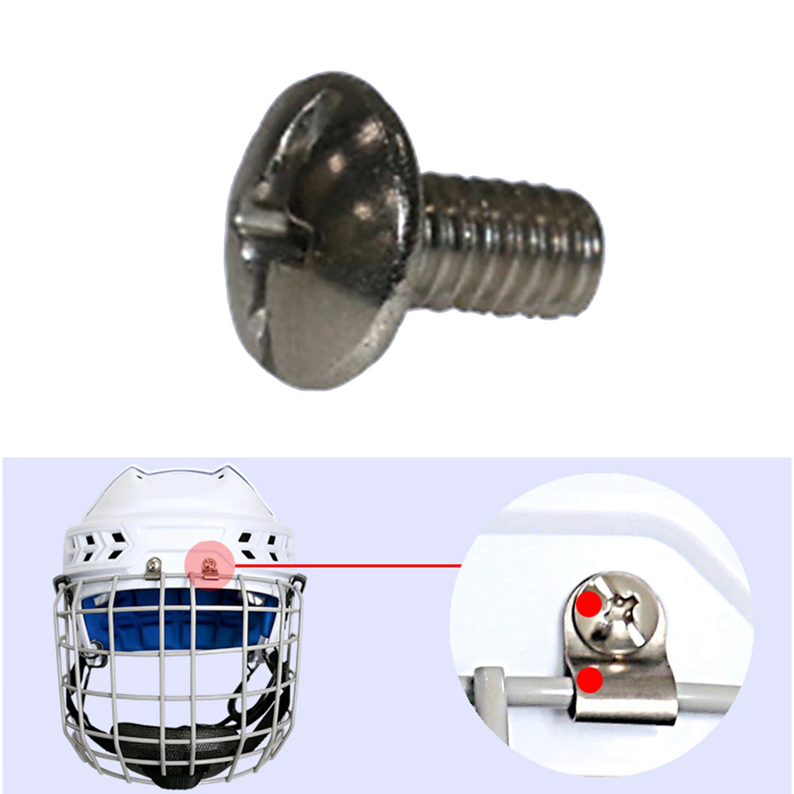 Hockey Helmet Youth 68-Piece Helmet Repair Kit Stainless Steel