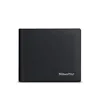 Wallet Men's casual leather wallet card bag One silver bag Short men's gift wallet for boyfriend black 6